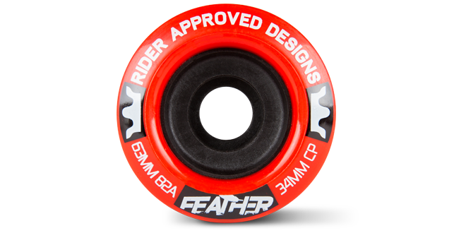 63MM FEATHER - 82A RED 