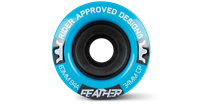 63MM FEATHER - 84A BLUE 